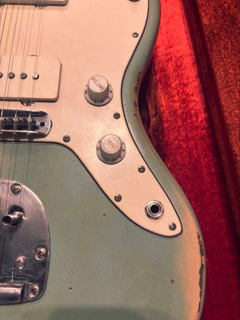 JAZZMASTERタイプ　レリック　マッチングヘッド　リバースヘッド