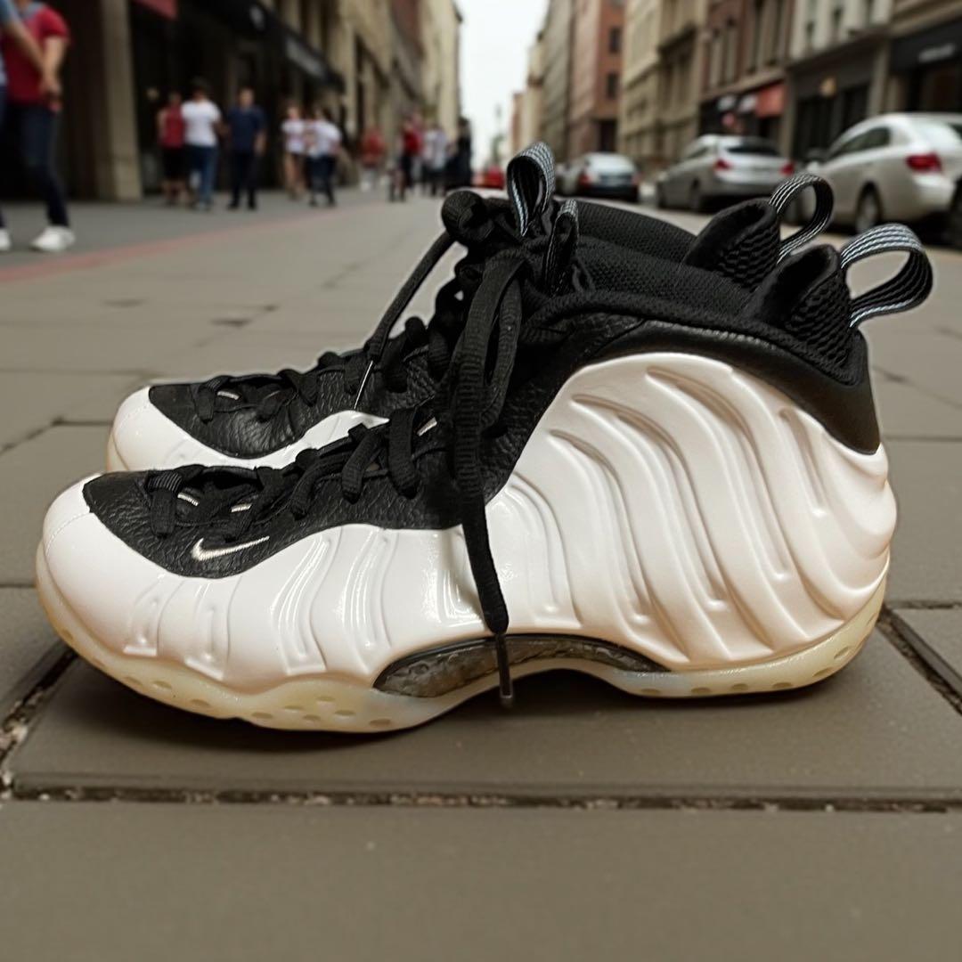 NIKE AIR FOAMPOSITE ONE ホワイト/ブラック 27 美品