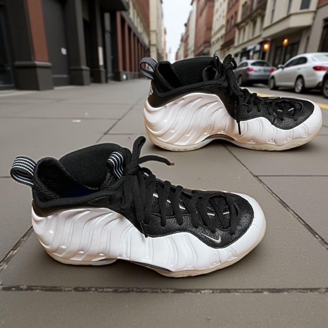 NIKE AIR FOAMPOSITE ONE ホワイト/ブラック 27 美品