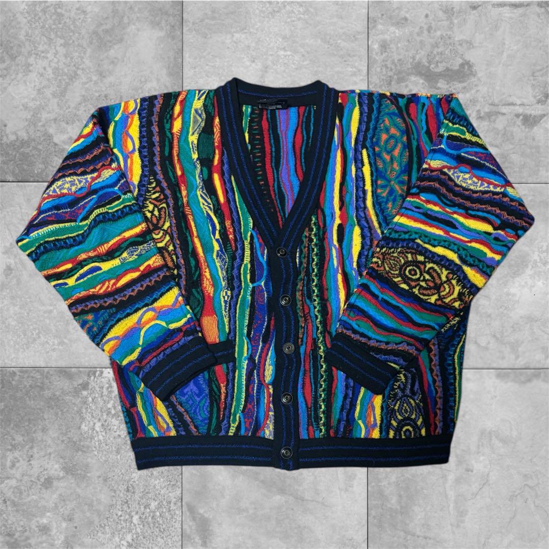 COOGI クージー 3Dニット カーディガン ヴィンテージ 90s