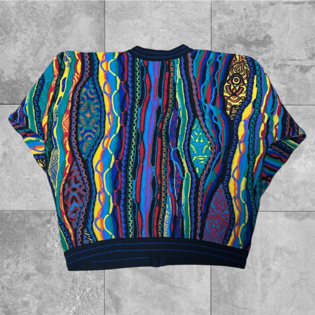 COOGI クージー 3Dニット カーディガン ヴィンテージ 90s