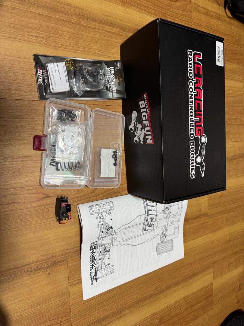 ラジコンバギー LCRACING BHC-1 サーボ アンプ　モーター　付き