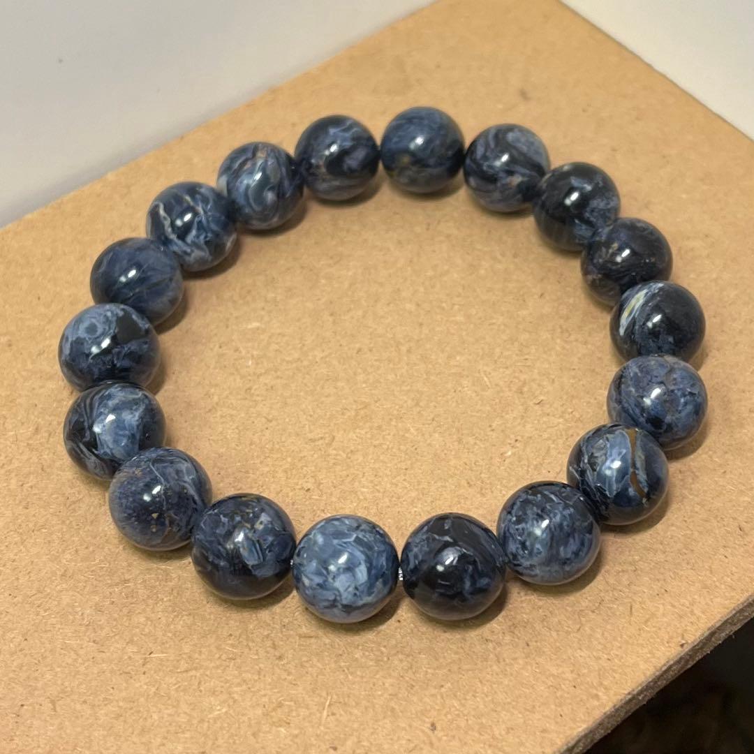 天然石　ブルーピーターサイト　11mm ブレスレット