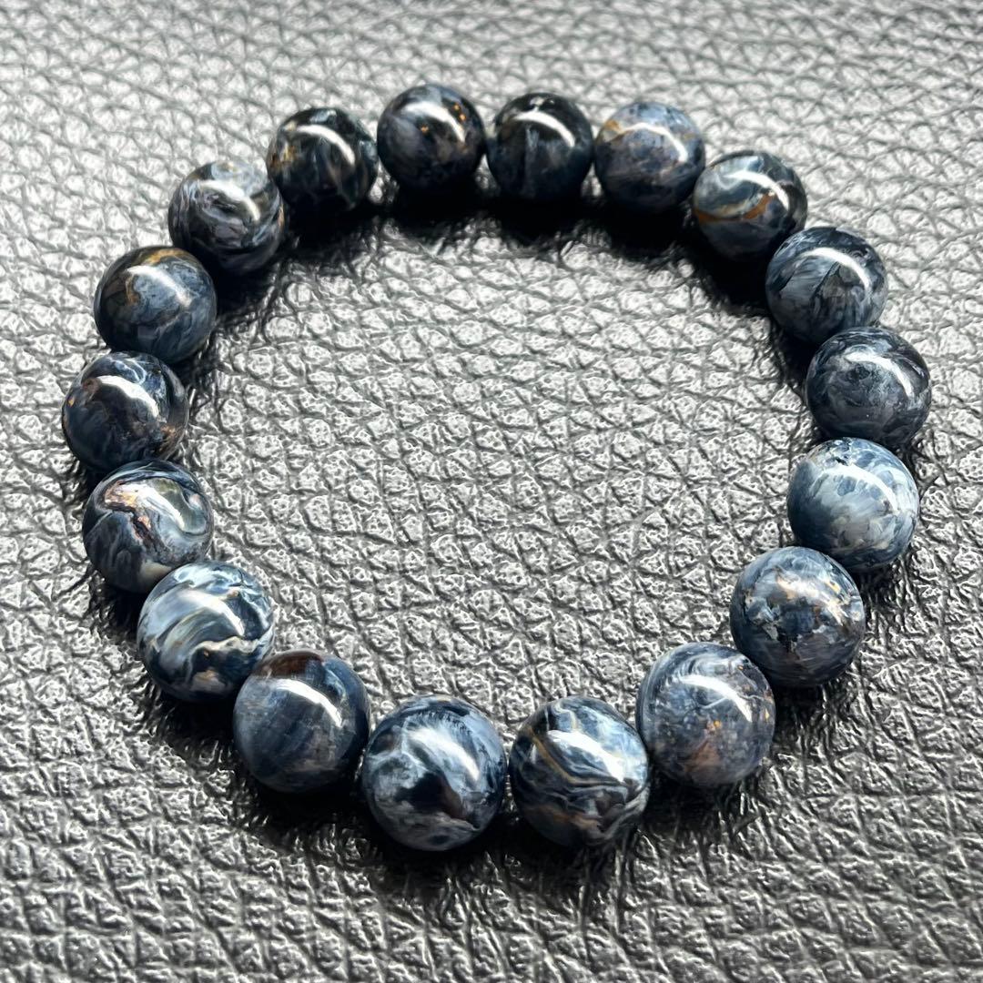 天然石　ブルーピーターサイト　11mm ブレスレット