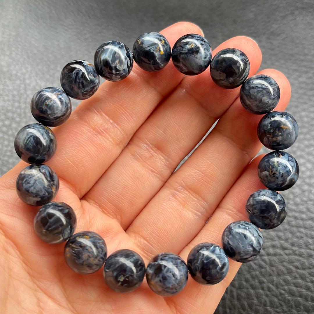 天然石　ブルーピーターサイト　11mm ブレスレット