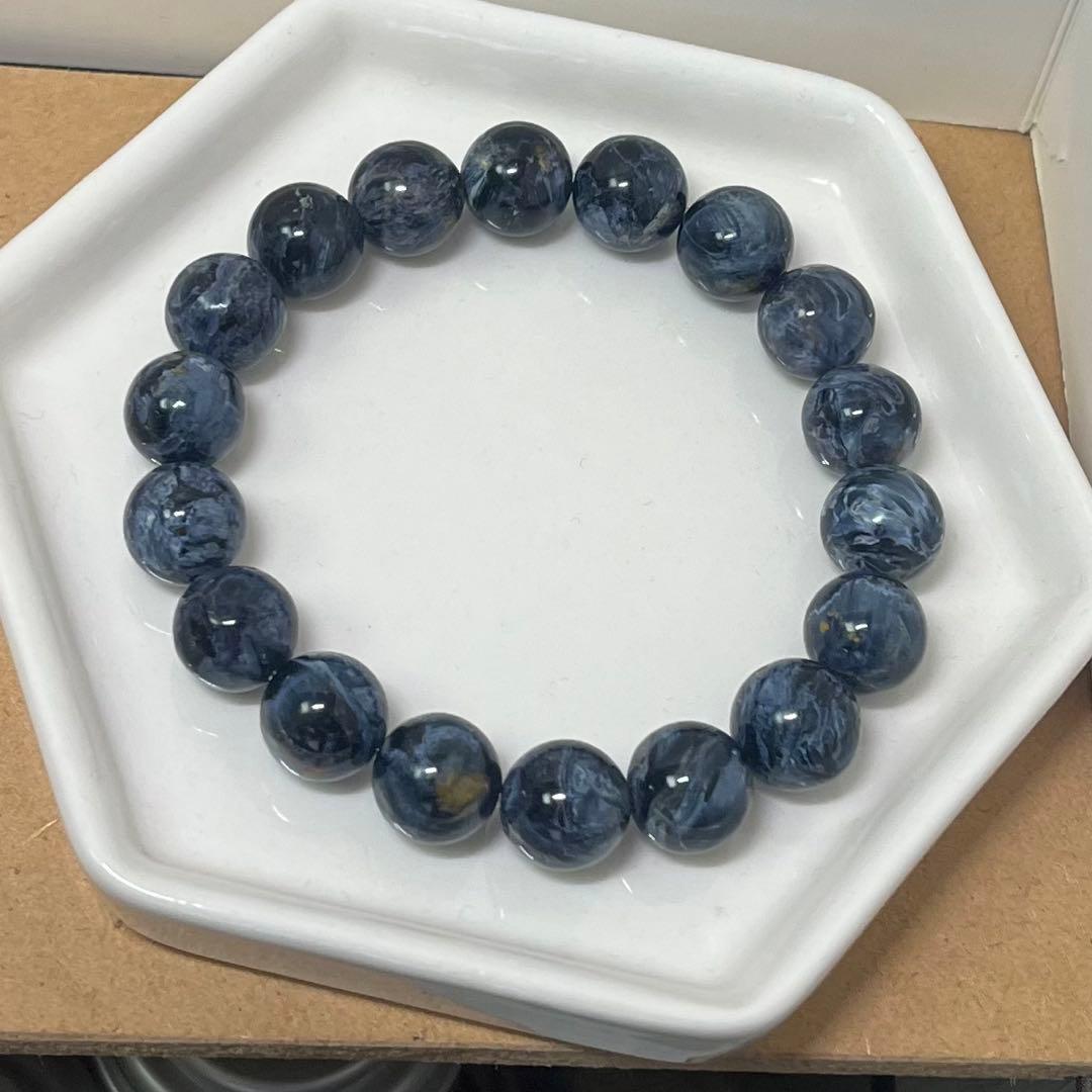 天然石　ブルーピーターサイト　11mm ブレスレット