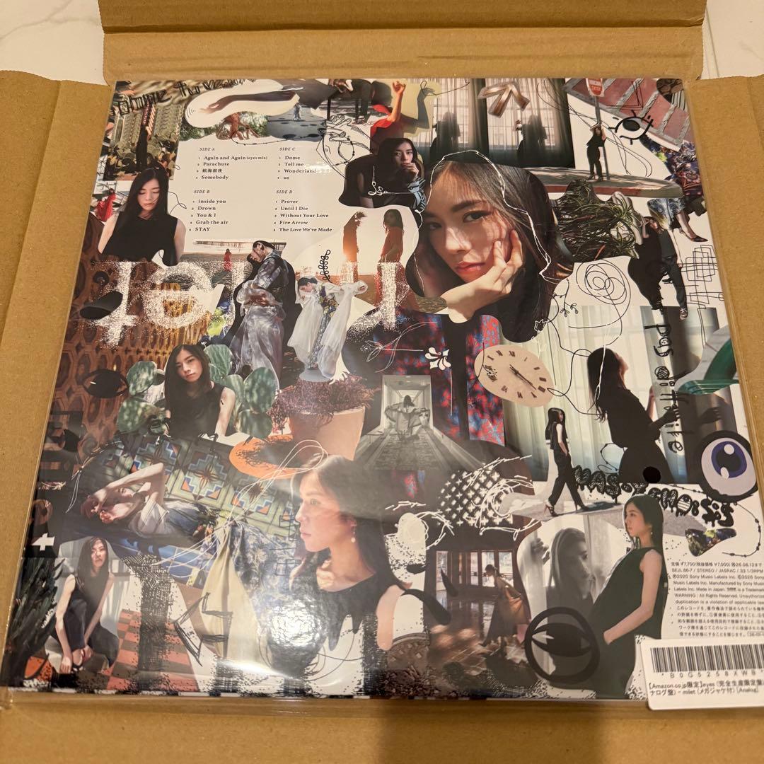 milet 『eyes』 完全生産限定盤（アナログレコード）メガジャケ付き　LP