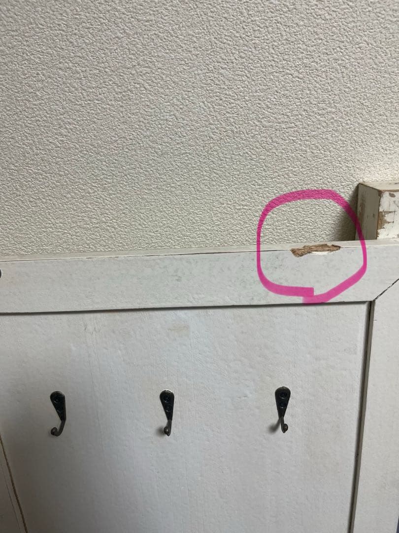 アンティーク スタンドミラー ビンテージ 扉付き 姿見 全身鏡　ホワイト