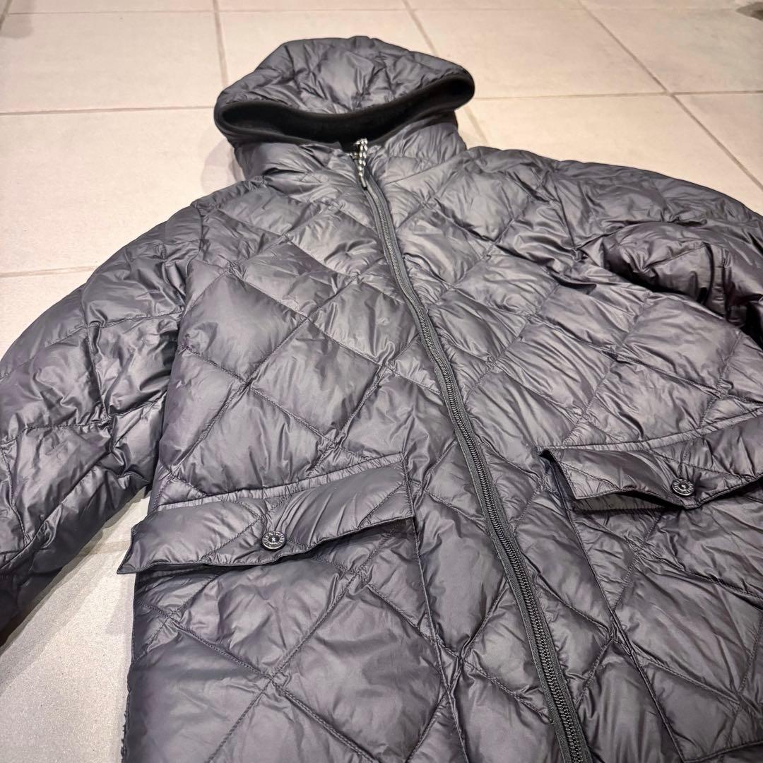 【SHIPS別注】TAION ボア×ダウン リバーシブルコート ブラック 黒