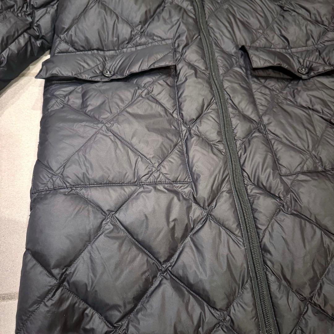 【SHIPS別注】TAION ボア×ダウン リバーシブルコート ブラック 黒