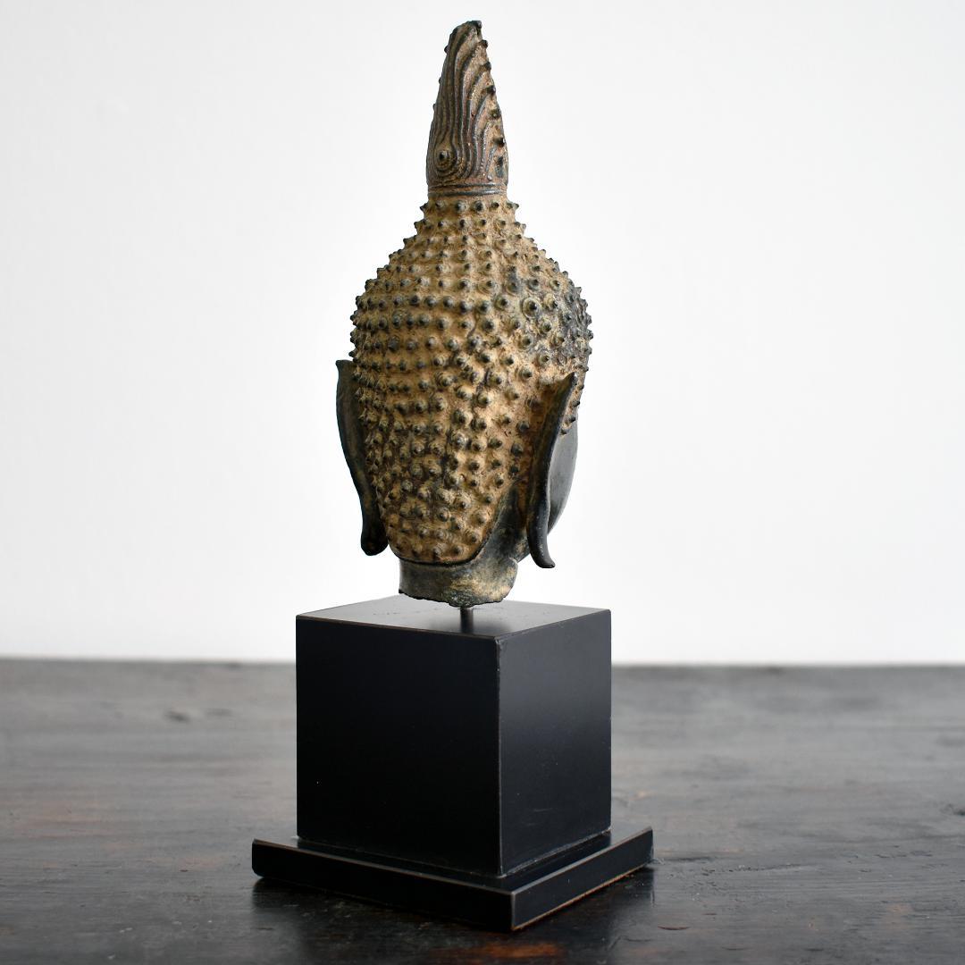 煙水晶さま専用 タイ北部ラーンナー美術チェンセン・ファン青銅仏像頭部