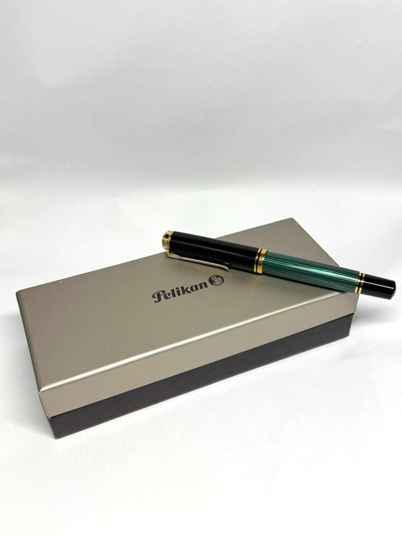 ペリカン　スーべレーン　18C-750 M M800 グリーンストライプ