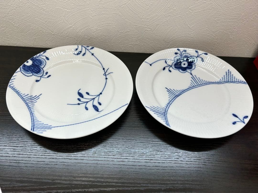 ロイヤルコペンハーゲン ブルーフラワー 皿 2枚セット