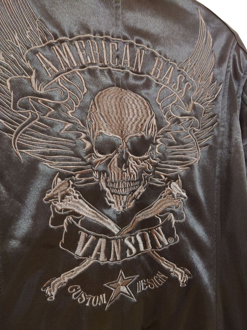 vanson ブラック シングルライダースジャケットМ