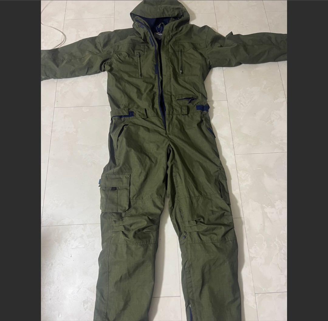 KICKS フルボディスーツ Lサイズ オリーブグリーン カーキ