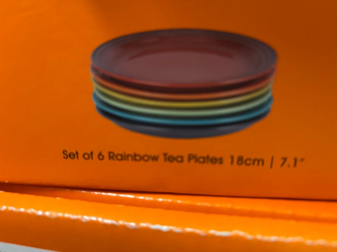 ル・クルーゼ　レインボー　プレートセット