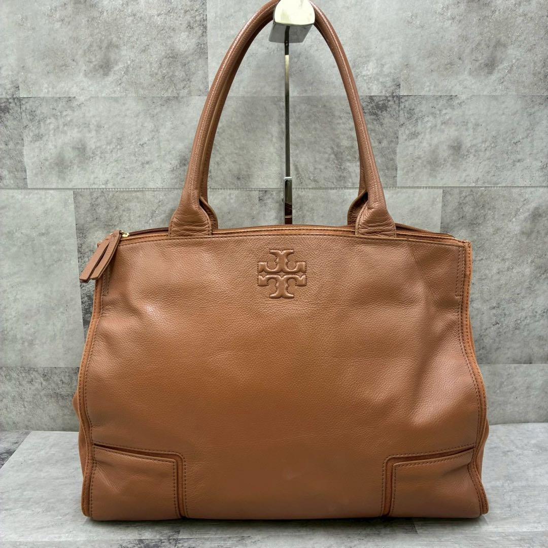 極美品 トリーバーチ マックグロー トートバッグ マザーバッグ デカロゴ 肩掛け