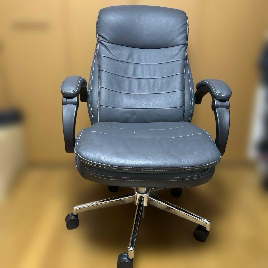 ニトリ　ワークチェア　デスクチェア　リカルド　ブレスレザー