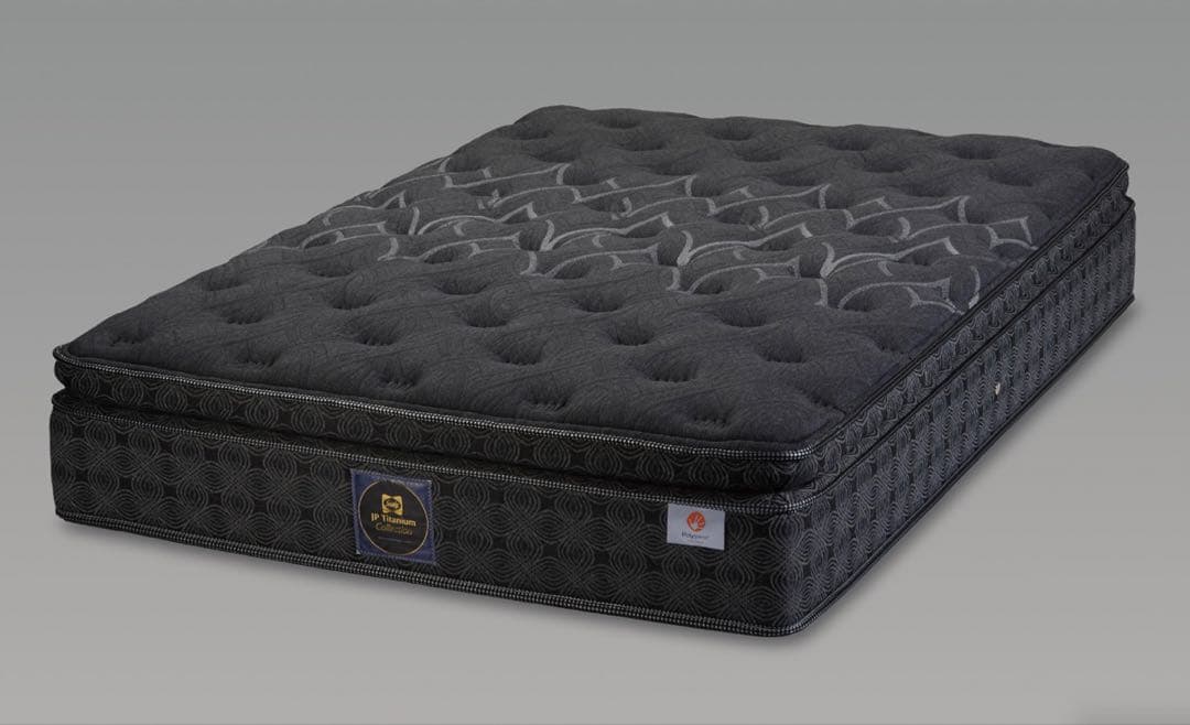 定価41万円 シーリー ダブル チタニウムコレクション 高級シルクのカバー付き