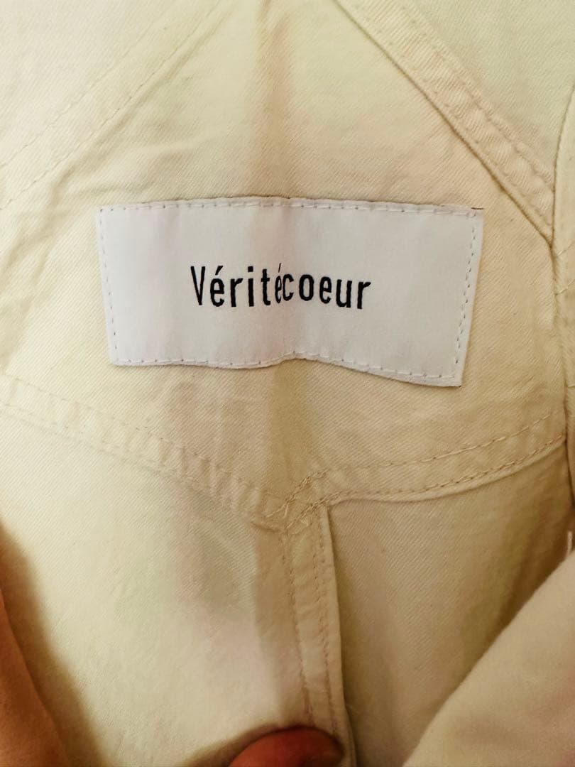 Véritécœur ホワイトオーバーオール