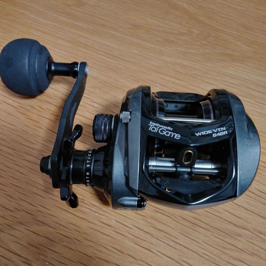美品 tailwalk Tai Game WIDE 64BR ベイトリール