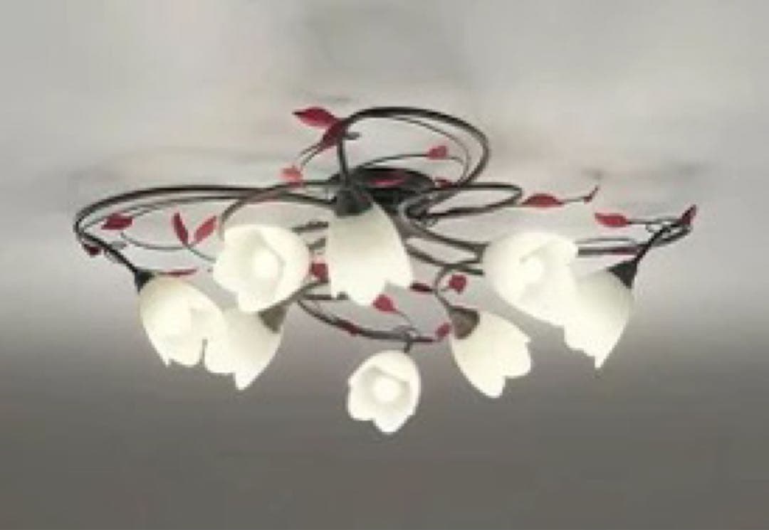 オーデリック　8灯 LEDシーリングライト　2020年製　LED電球8個付