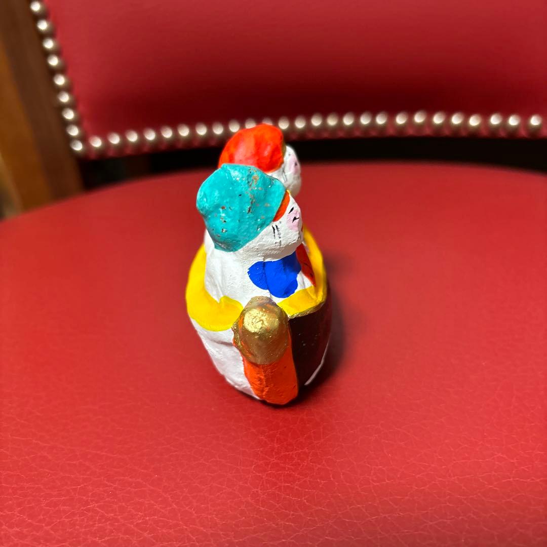 土鈴　運をひっぱってきてくれる船乗り恵比寿大黒