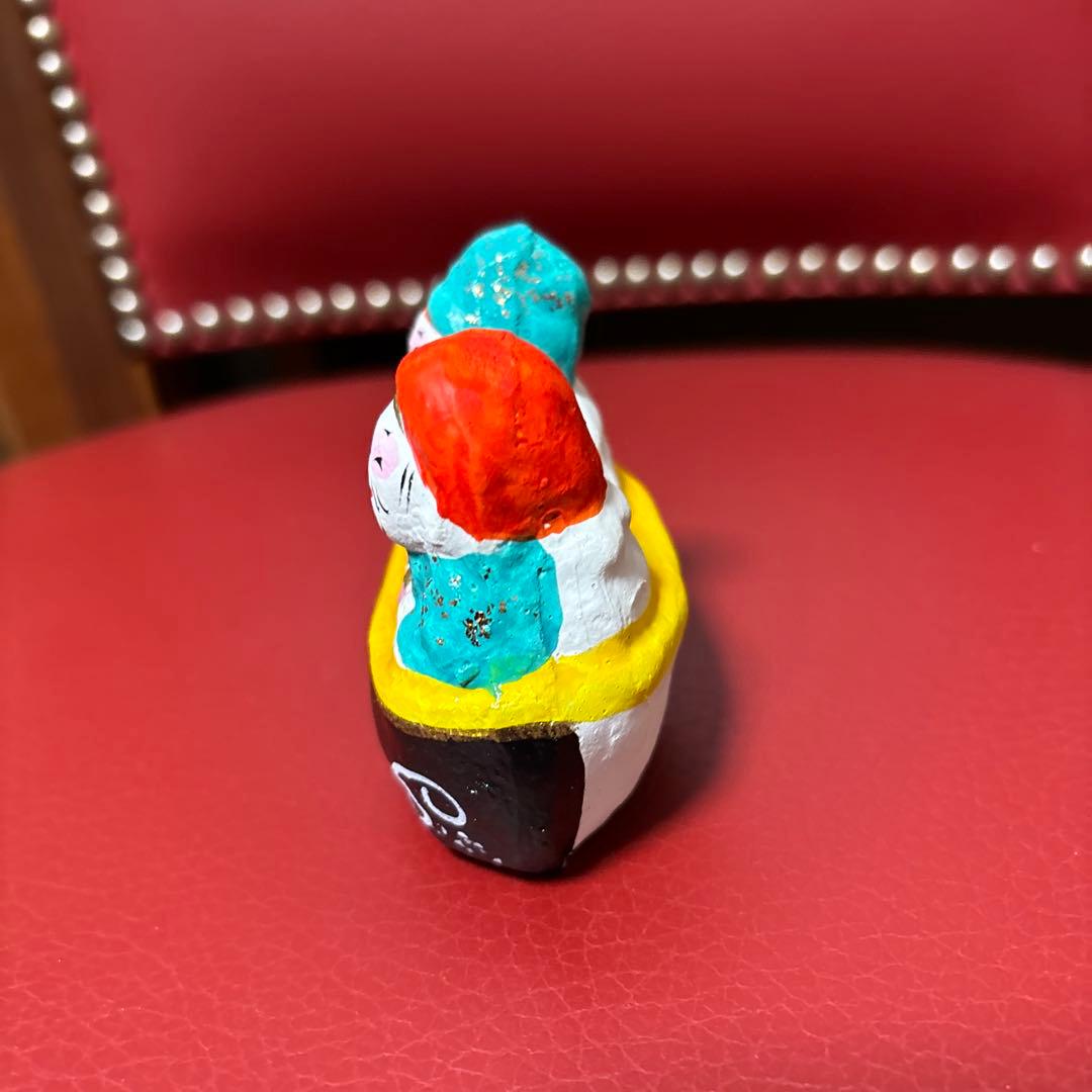 土鈴　運をひっぱってきてくれる船乗り恵比寿大黒