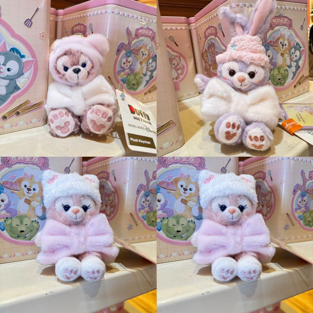 リクエスト4点ステラルー　シェリーメイ　ぬいぐるみキーチェーン　香港ディズニー