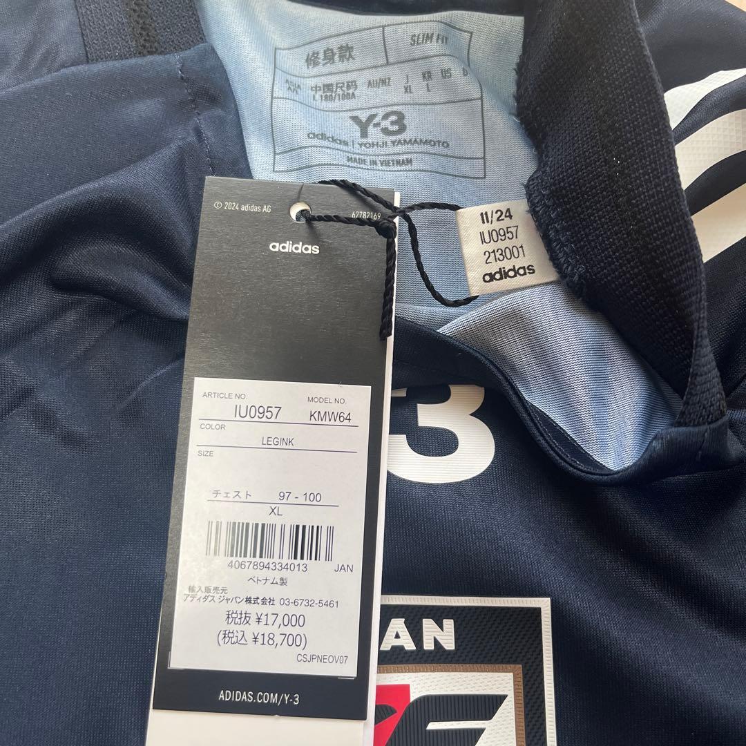 オーセンティック 日本代表 ホームユニフォーム 半袖 XLサイズ 正規品 Y-3