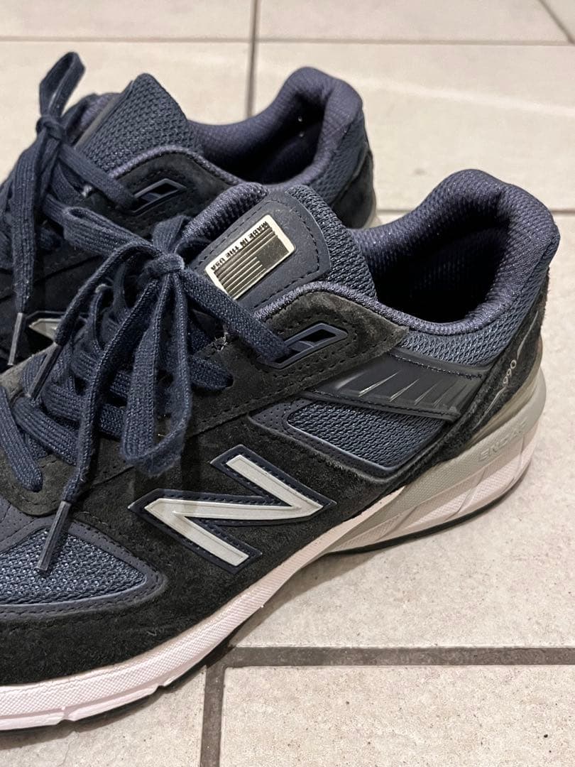 ★月末セール価格★ ニューバランス 990v5 26cm ネイビー スニーカー