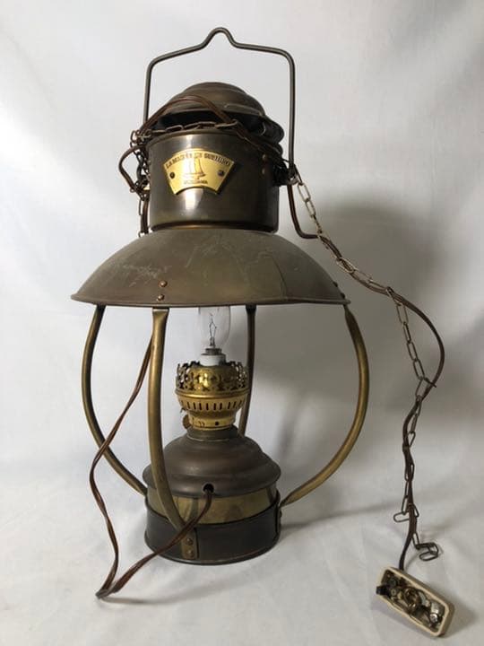 アンティーク　オイルランタン シップランプ 船灯