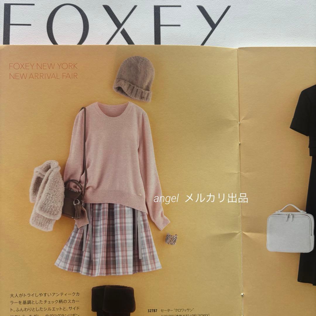 フォクシー　カタログ掲載　カシミヤ100 ニット　セーター　クロワッサン　38