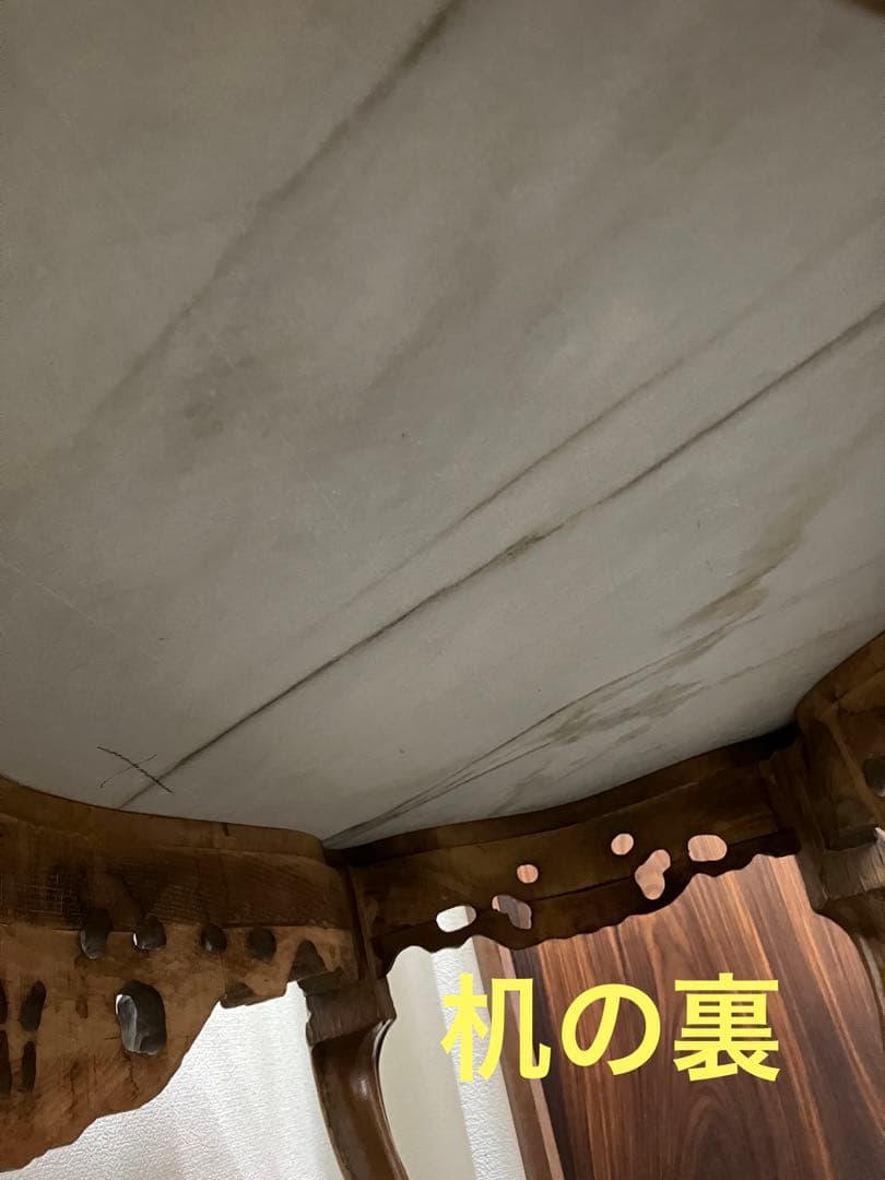 アンティーク机　大理石　レトロ