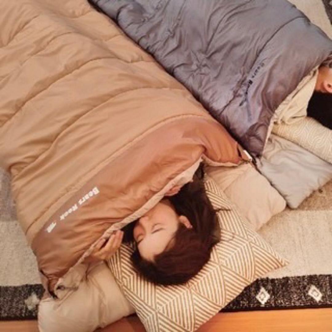 【美品】Bears Rock 寝袋 シュラフ TX-701 封筒型 ねぶくろん