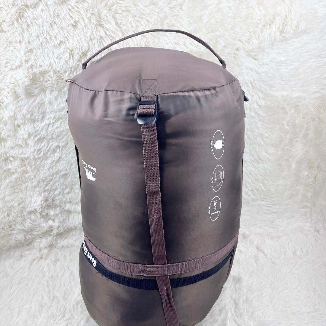 【美品】Bears Rock 寝袋 シュラフ TX-701 封筒型 ねぶくろん