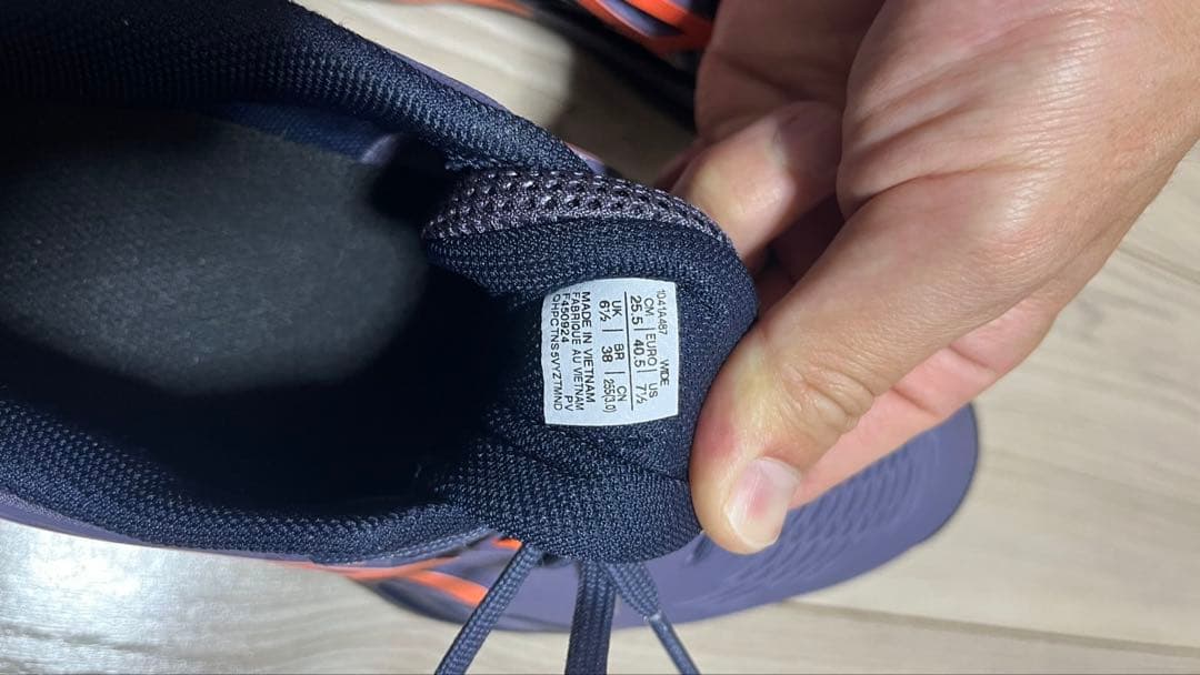 [美品]ASICS テニスシューズ GEL-RESOLUTION X WIDE