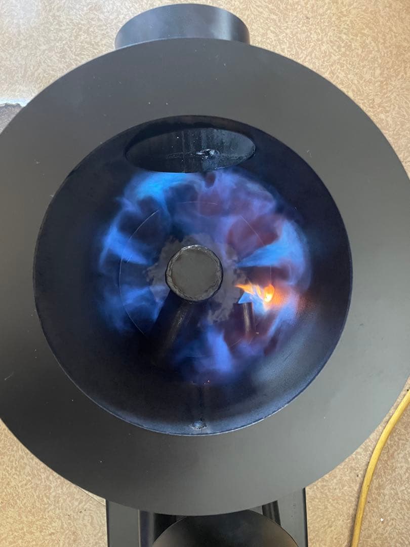 廃油ストーブ　耐熱塗装無し　送風機付き