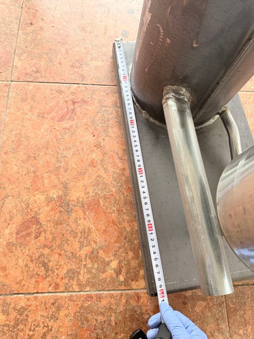 廃油ストーブ　耐熱塗装無し　送風機付き