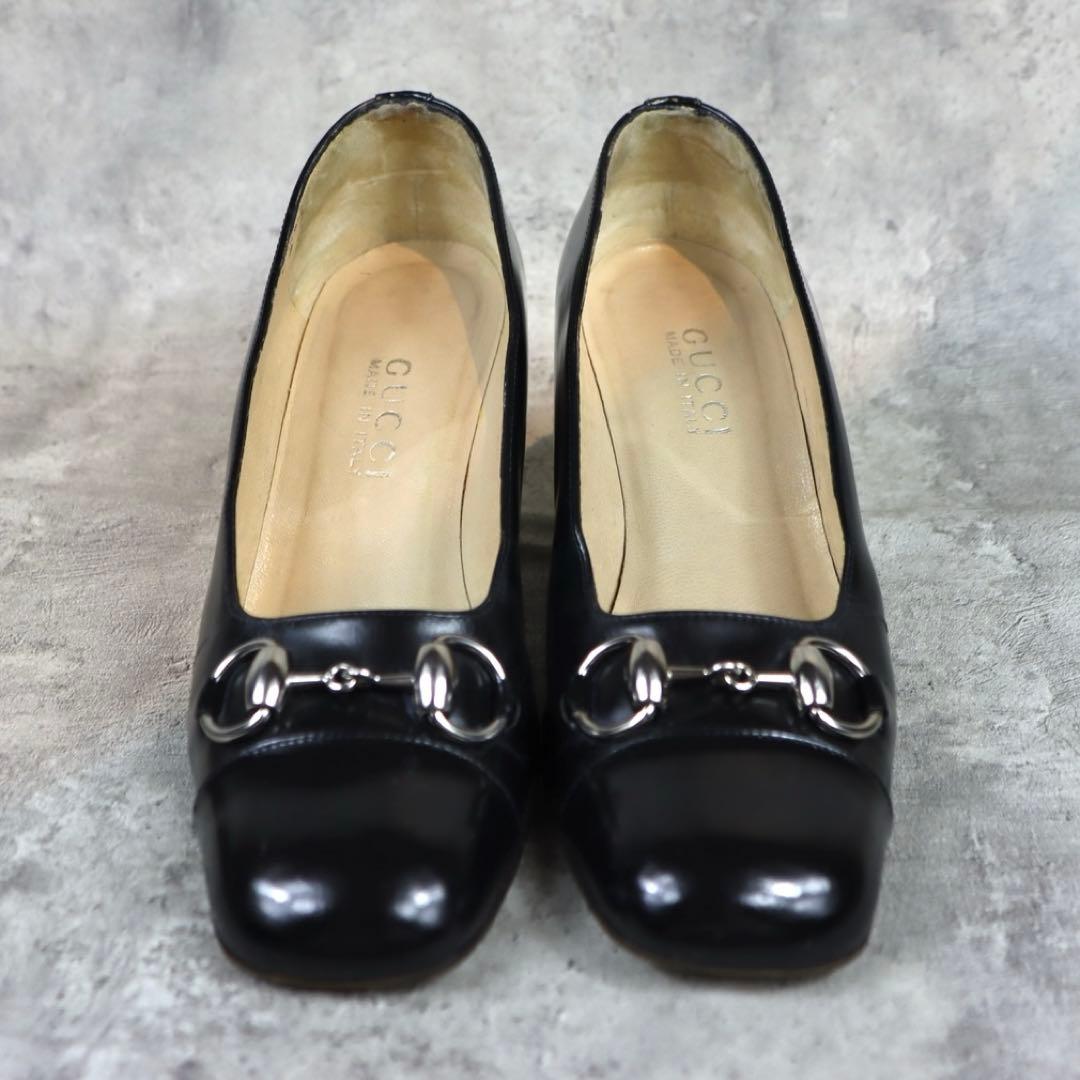 GUCCI グッチ ホースビット パンプス ブラック 箱付き