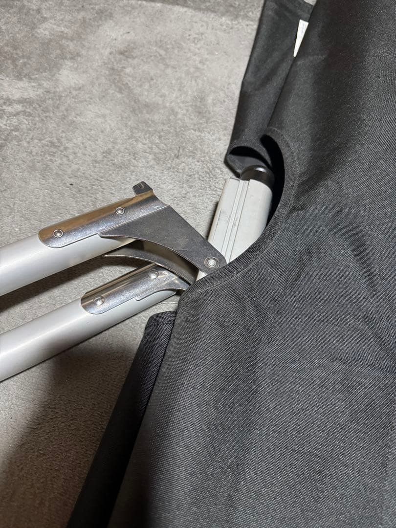 スノーピーク コット ハイテンションブラック 保護カバー付き(FES-029)