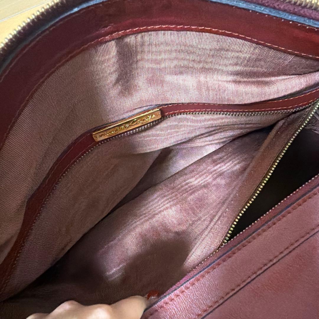 鑑定済✨　カルティエ ボストンバッグ マストライン 肩掛け