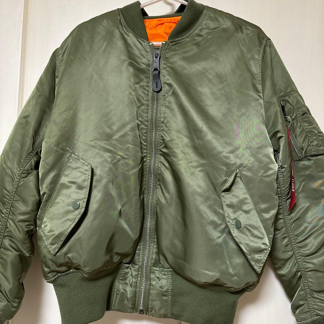 ALPHA INDUSTRIES MA-1 ジャケット ヴィンテージグリーン M
