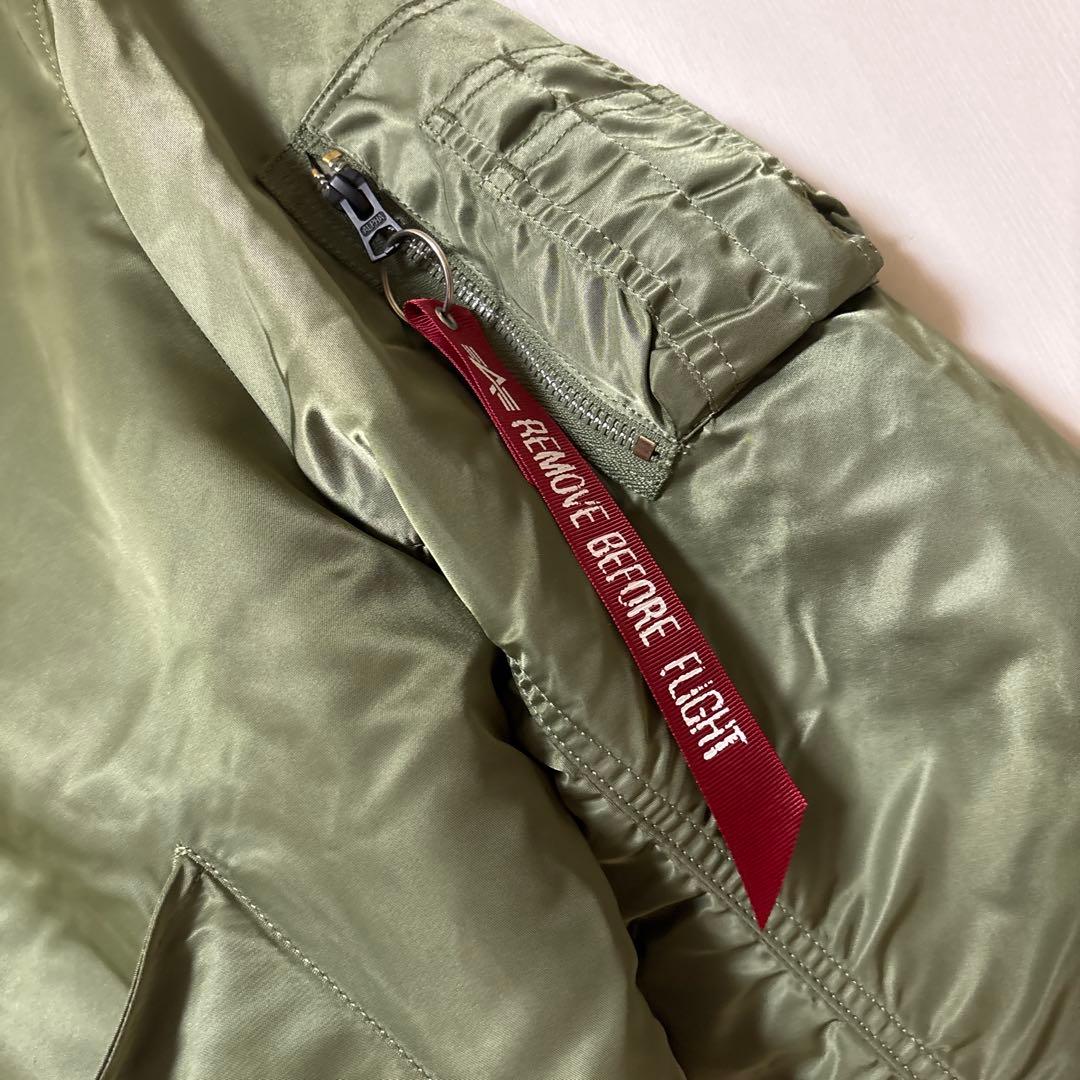 ALPHA INDUSTRIES MA-1 ジャケット ヴィンテージグリーン M