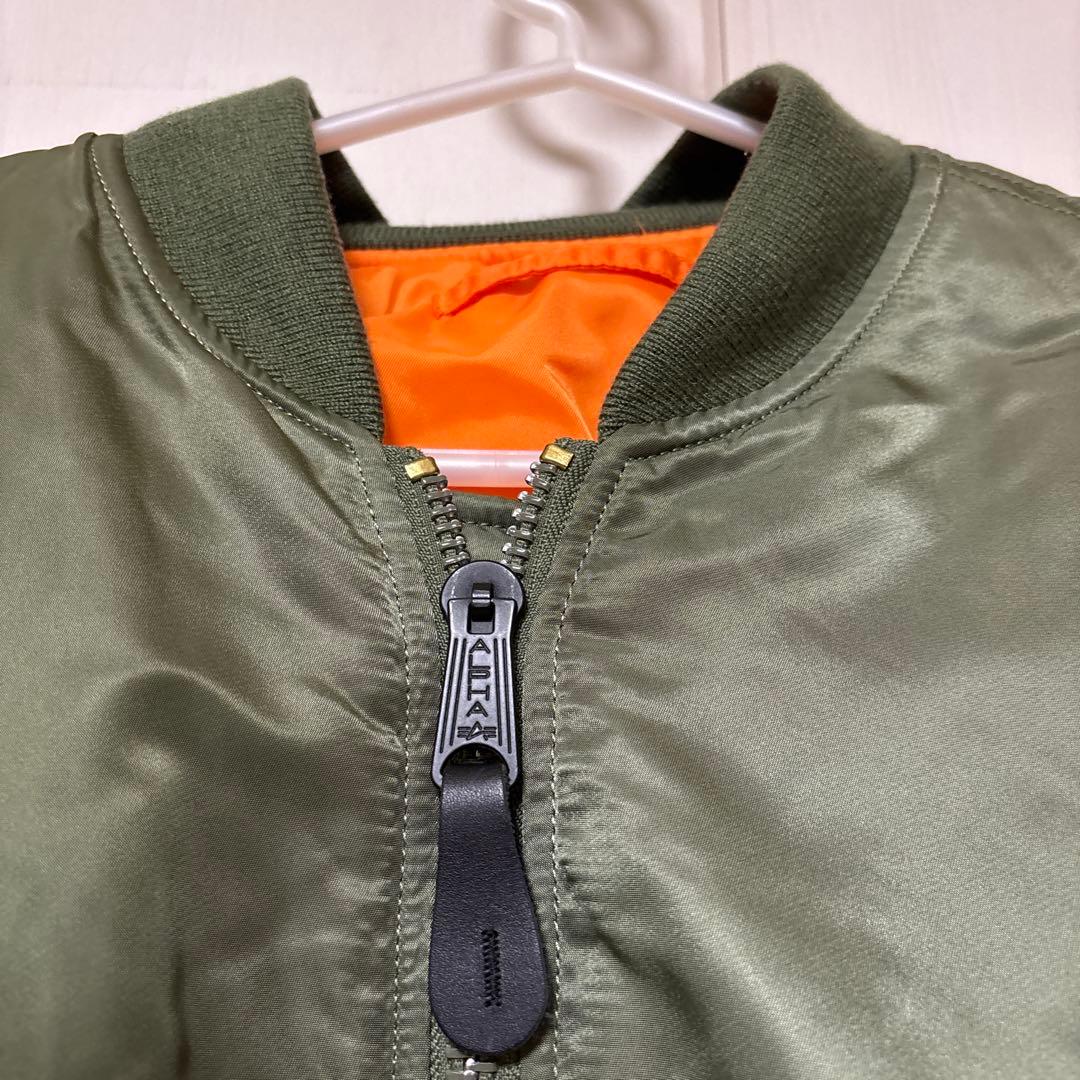 ALPHA INDUSTRIES MA-1 ジャケット ヴィンテージグリーン M