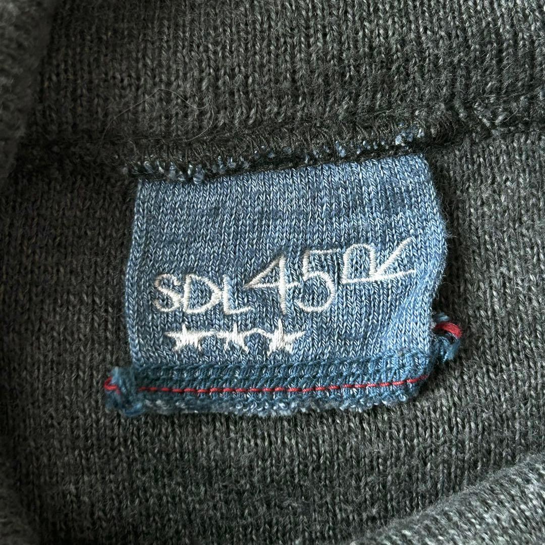 2993y美品 45R スムースオフタートルニットソー グレー L 現行タグ