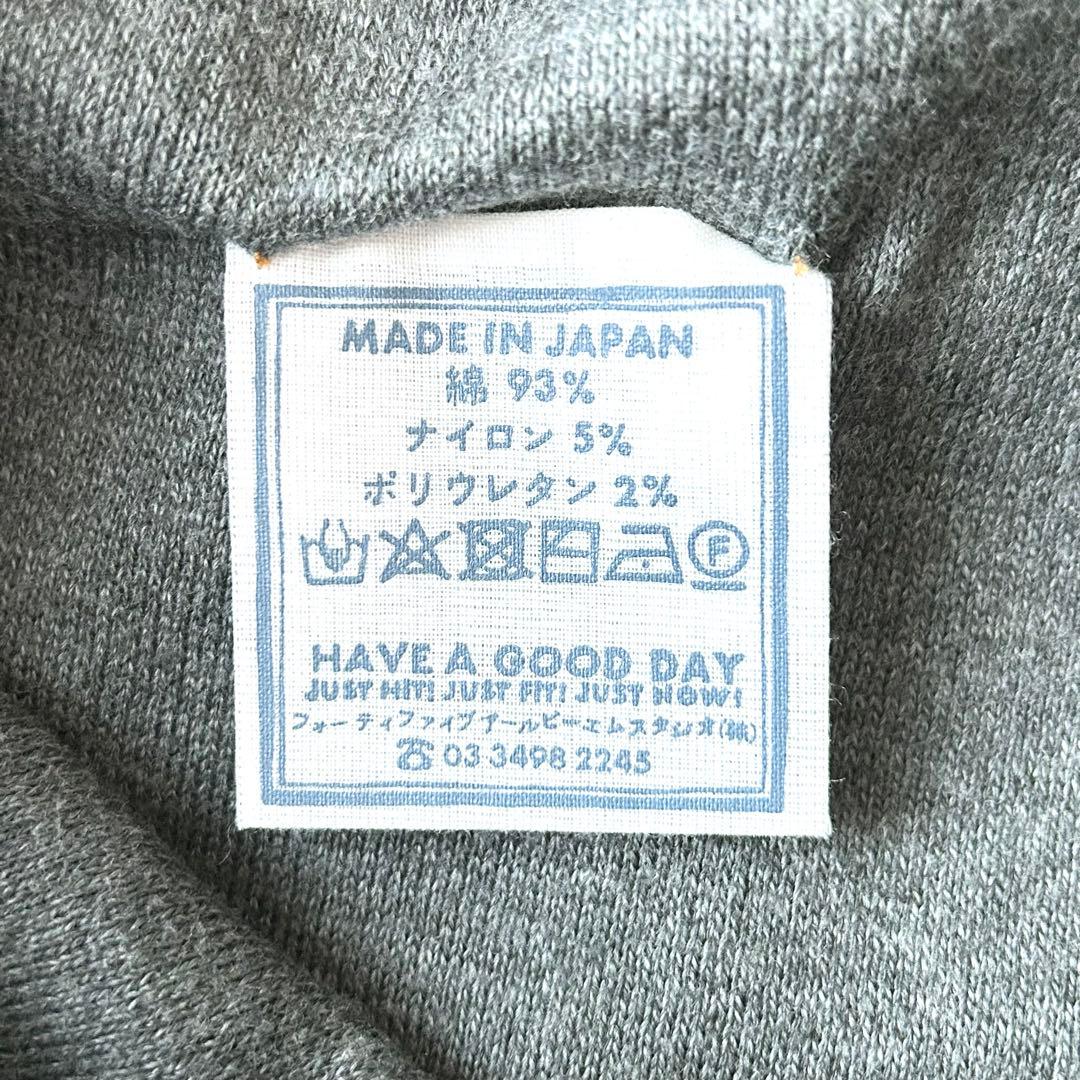 2993y美品 45R スムースオフタートルニットソー グレー L 現行タグ