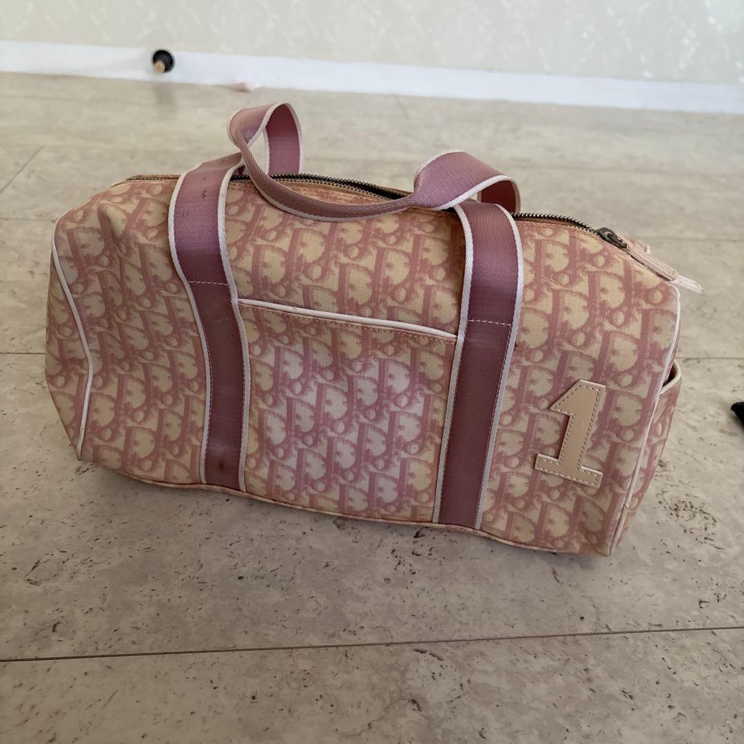DIOR ピンクトロッター　ボストンバッグ