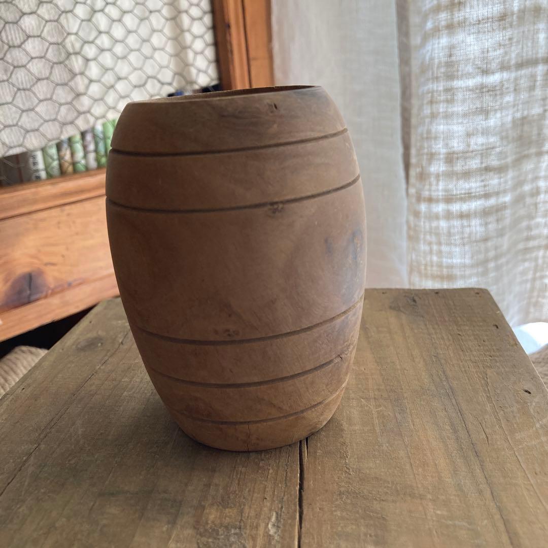 フランスアンティーク木箱＆オリーブのペン立て