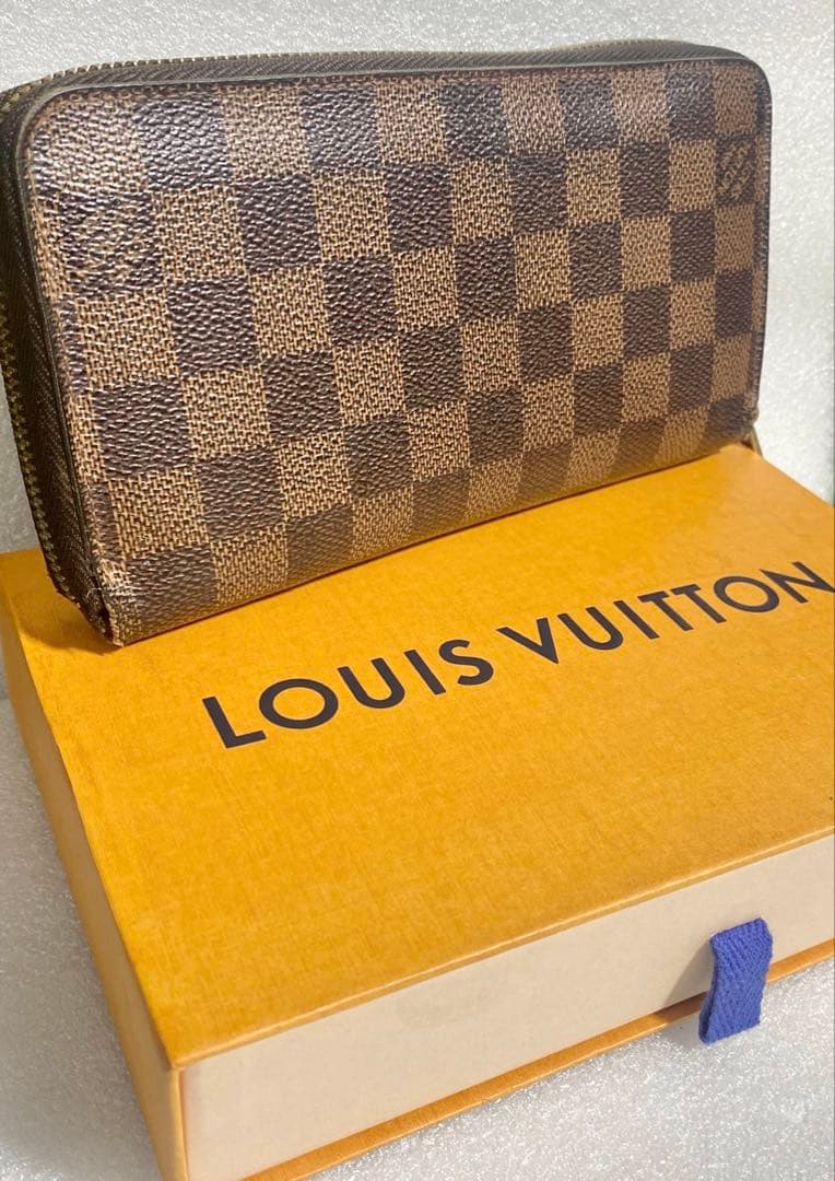 ミ*ー様 LOUIS VUITTON ダミエ長財布　遺品　断捨離